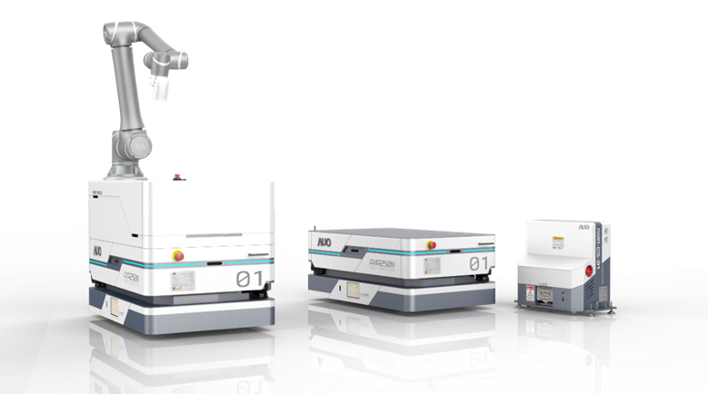 彩虹多多數位開發的自主式移動機器人（AMR250M），搭配全向輪並結合AI演算法、2D LiDAR、3D攝影機等技術，協助客戶實現產線全自動化